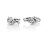 Dragon Cufflinks in Silver