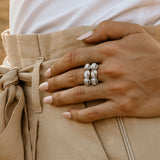 Elephant Hair Ring in Silver