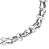 Lantern Chain Necklace in Silver - Long