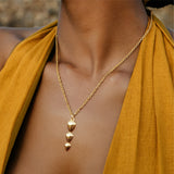 Pangolin Drop Pendant in 18ct Gold - Large