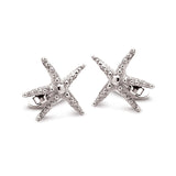 Starfish Cufflinks in Sterling Silver