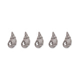 Crocodile Dress Studs in Sterling Silver