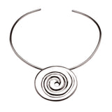 Extra Large Ndoro Pendant with Sterling Silver Wire Choker