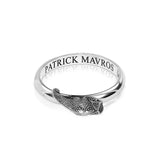Animal Lover Chameleon Mini-Ring in Sterling Silver