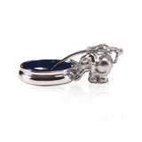 Elephant & Monkey Mustard Pot in Sterling Silver