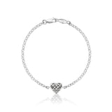 Heart of Africa Bracelet in Silver