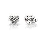 Heart of Africa Cufflinks in Silver by Patrick Mavros