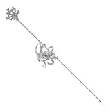 Octopus Swizzle Stick in Sterling Silver