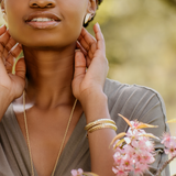 Pangolin Stacking Cuff in 18ct Gold