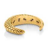 Pangolin Haka Cuff in 18ct Gold