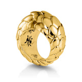 Pangolin Haka Ring in 18ct Gold