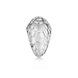Pangolin Haka Ring in Sterling Silver