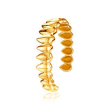 Pangolin Scale Cuff in 18ct Gold