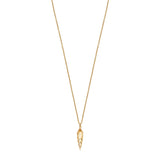 Pangolin Scale Pendant Small in 18ct Gold