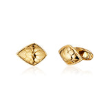Pangolin Shield Cufflinks in 18ct Gold