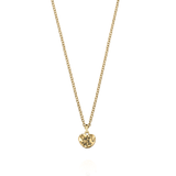 Hippo Heart Pendant & Chain in 18ct Gold