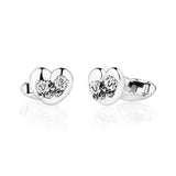 Hippo Heart Cufflinks in Sterling Silver