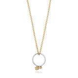 Ma & Ba Ele Ring in Sterling Silver & 18ct Gold and Link Chain in 18ct Gold