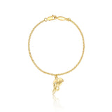 TUSK Charm Bracelet with Diamond in 18ct Gold