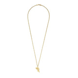 TUSK Pendant with Diamond in 18ct Gold - Small