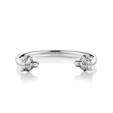 Tiger Wire Cuff in Silver
