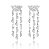 Vakadzi Chandelier Earrings in Silver by Patrick Mavros