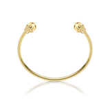 Nada Bangle - Gold Bead in 18ct Gold by Patrick Mavros
