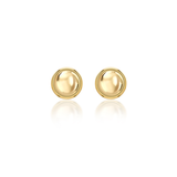 Nada Stud Earrings - Gold Bead in 18ct Gold - Small by Patrick Mavros