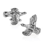 Grouse Cufflinks in Sterling Silver