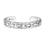 Zimbabwe Check Bangle in Silver