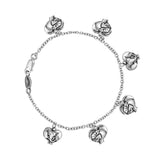 ZoZo Elephant Heart Charm Bracelet in Sterling Silver