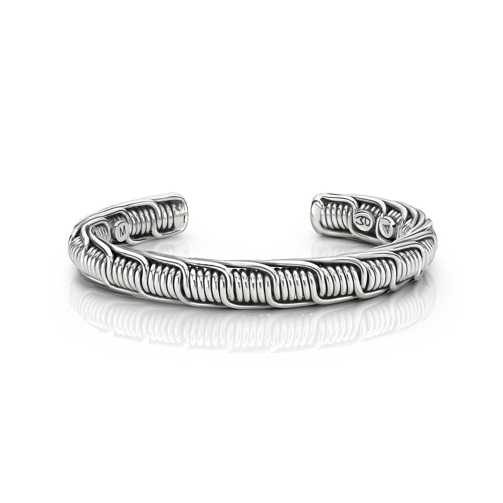 The Huntsman Bangle in Silver