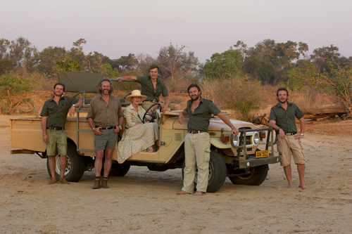 On Safari in the Zambezi valley, our spiritiual home. 