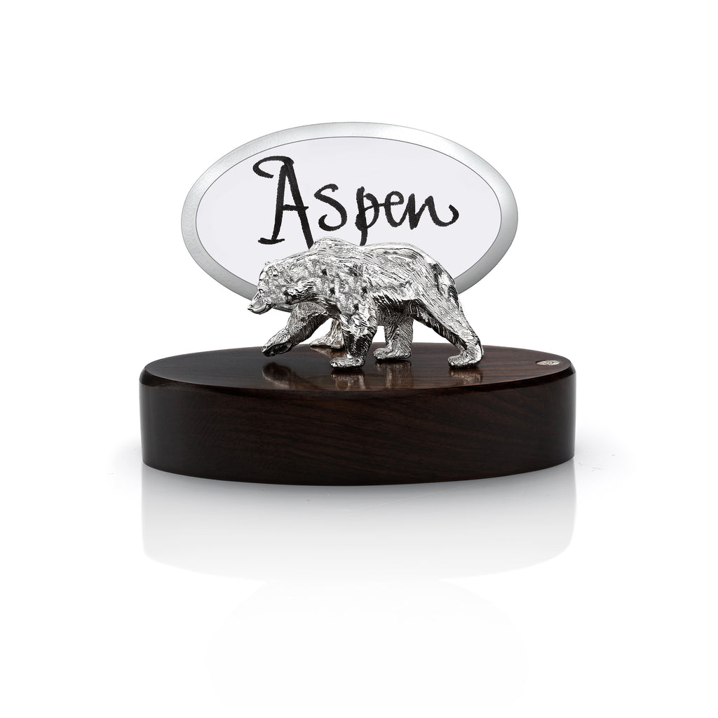 Grizzly Bear Place Card Holder