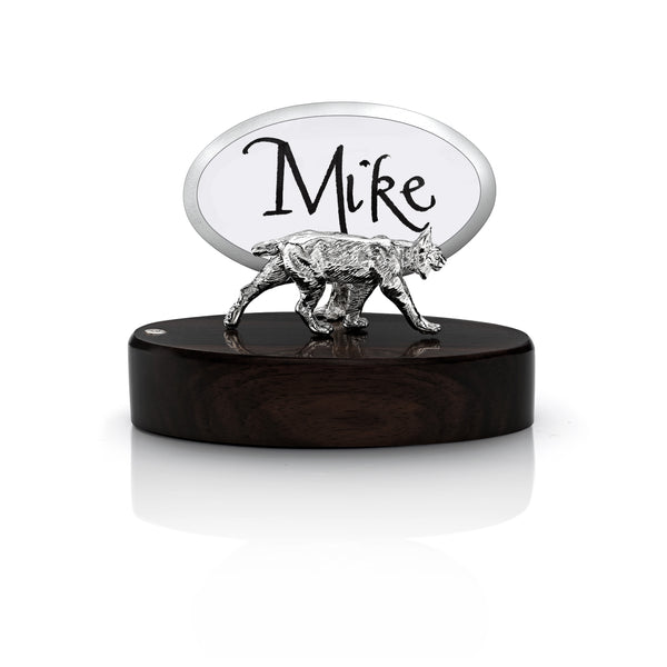 Lynx Place Card Holder in Silver