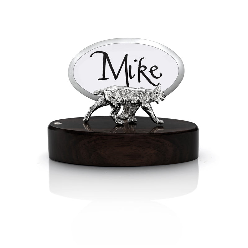 Lynx Place Card Holder in Silver