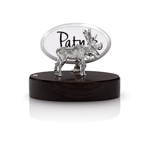 Moose Place Card Holder in Silver