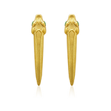 Snake Earrings in 18ct Gold - Small