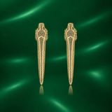Snake Earrings in 18ct Gold - Small