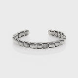The Huntsman Bangle in Silver