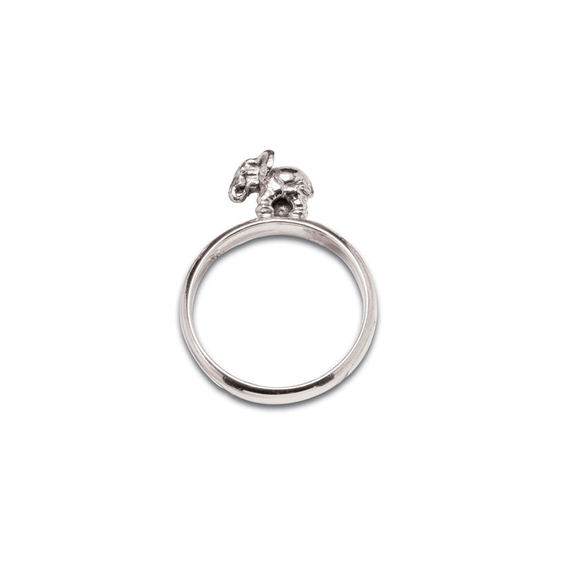 ZoZo Elephant Stacking Ring Cow in Sterling Silver