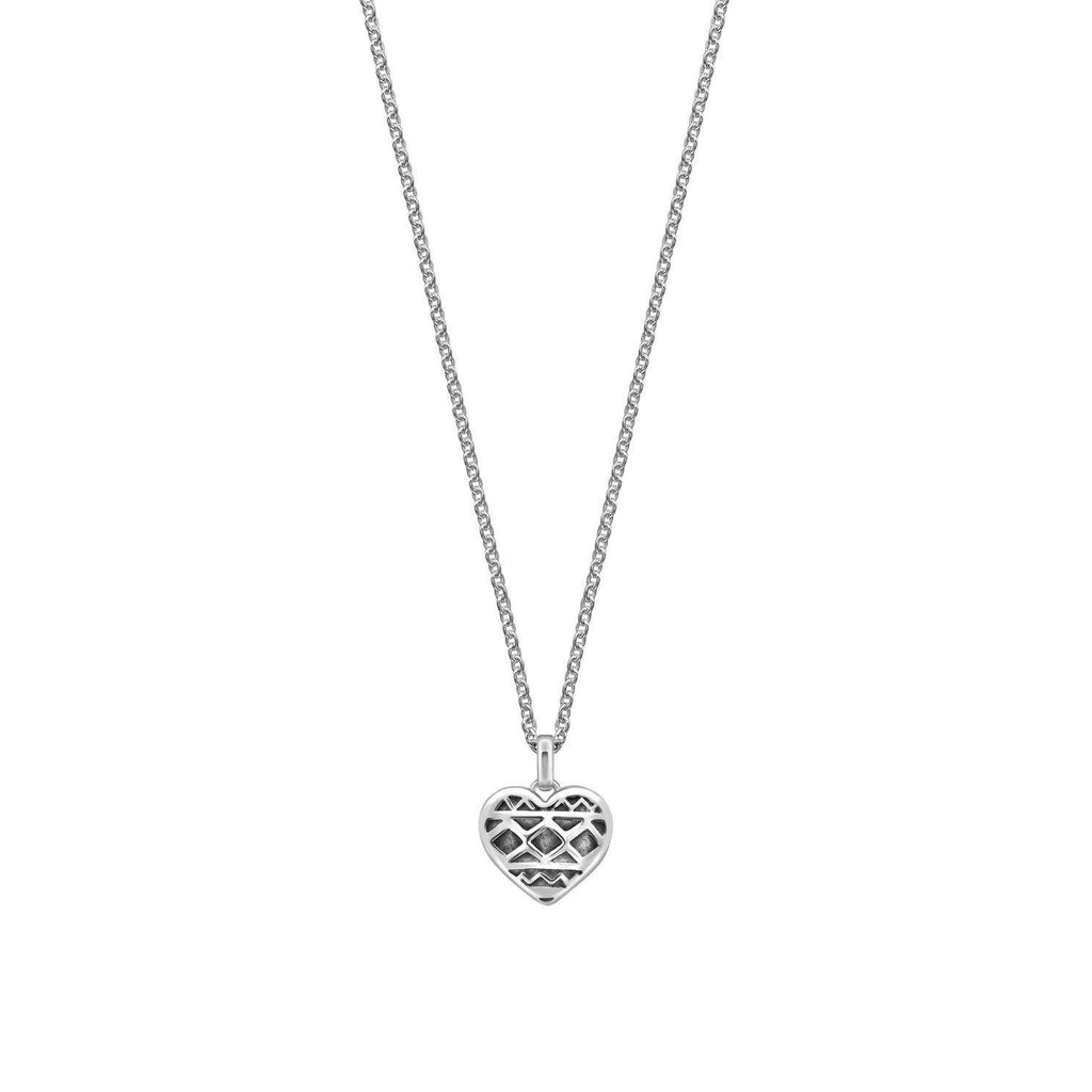 Heart of Africa Pendant in Silver - Small by Patrick Mavros