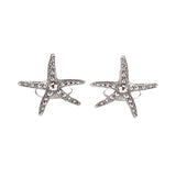 Starfish Cufflinks in Silver