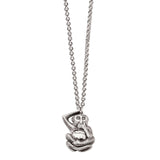 Monkey Pendant & Chain in Sterling Silver