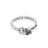 Animal Lover Hippo Mini-Ring in Sterling Silver