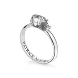 Animal Lover Rhino Mini-Ring in Sterling Silver