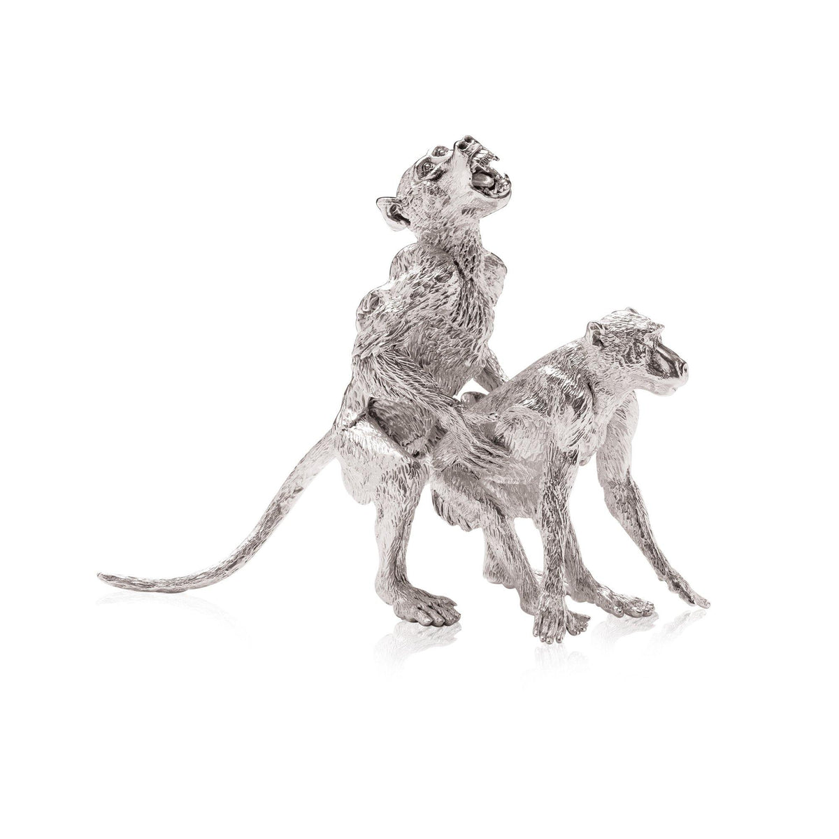 Sterling SIlver Babboon Ornaments | Luxury Baboon Figurines
