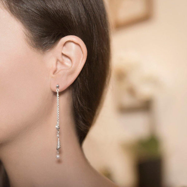Belle Mare Earrings in Sterling Silver