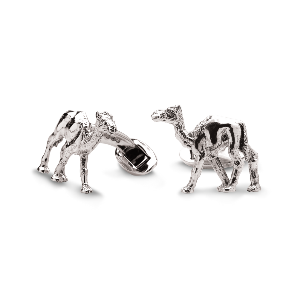 Camel Cufflinks in Silver