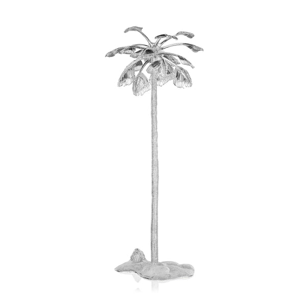 Illala Palm No. 5 Candle Holder in Sterling Silver